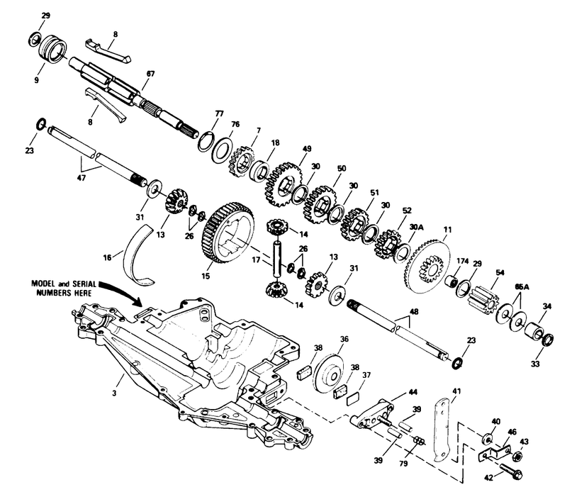 Peerless Transaxle Model No 915 020 cont