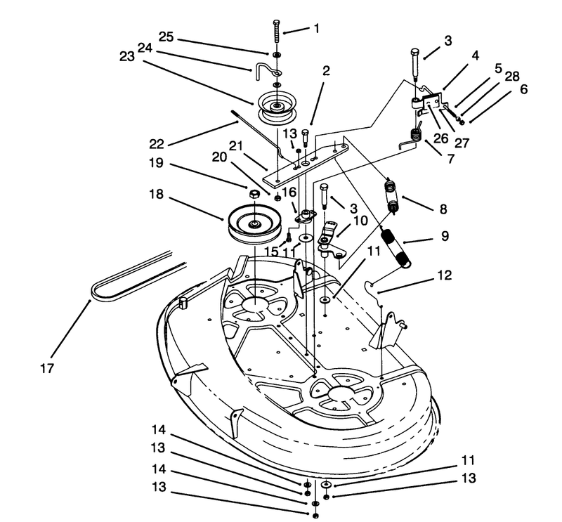 Brake Assembly 38in Cutting Unit