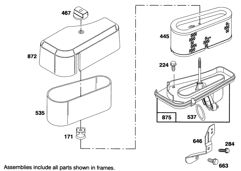 Engine Briggs and Stratton Model 286707 0453 01