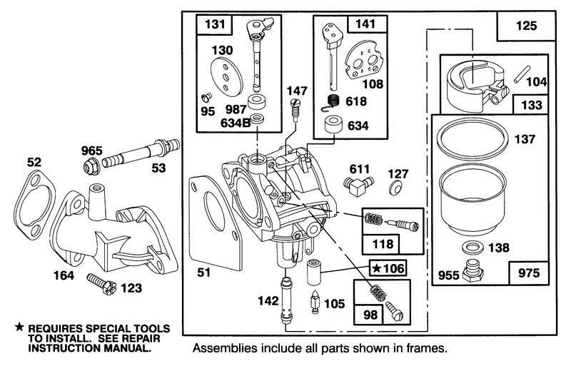 Engine Briggs and Stratton Model 286707 0453 01