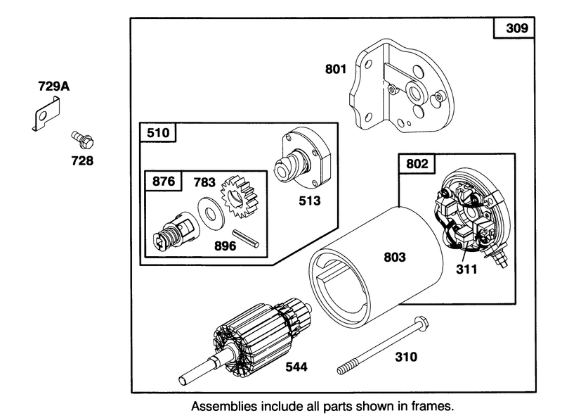 Engine Briggs and Stratton Model 286707 0453 01