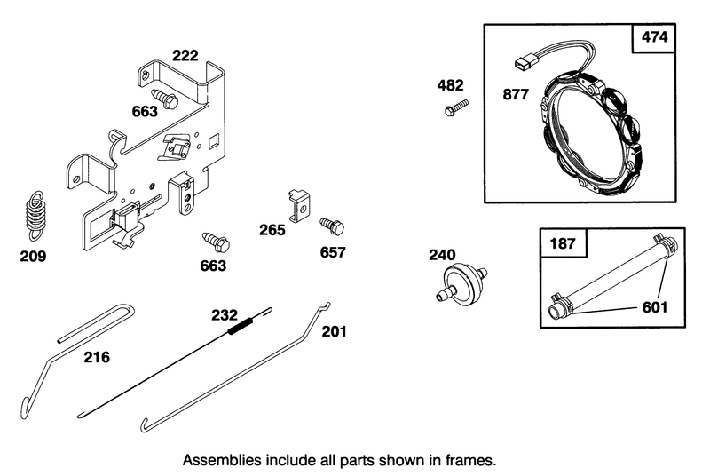 Engine Briggs and Stratton Model 286707 0453 01