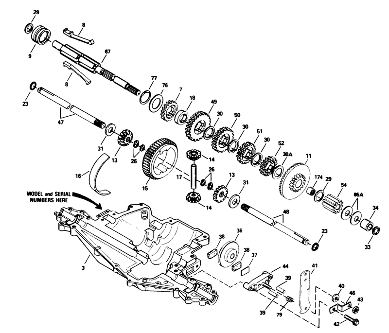 Peerless Transaxle Model No 915 020 cont