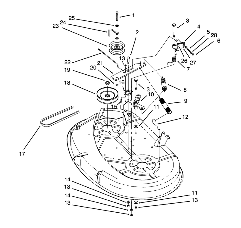Brake Assembly 38in Cutting Unit