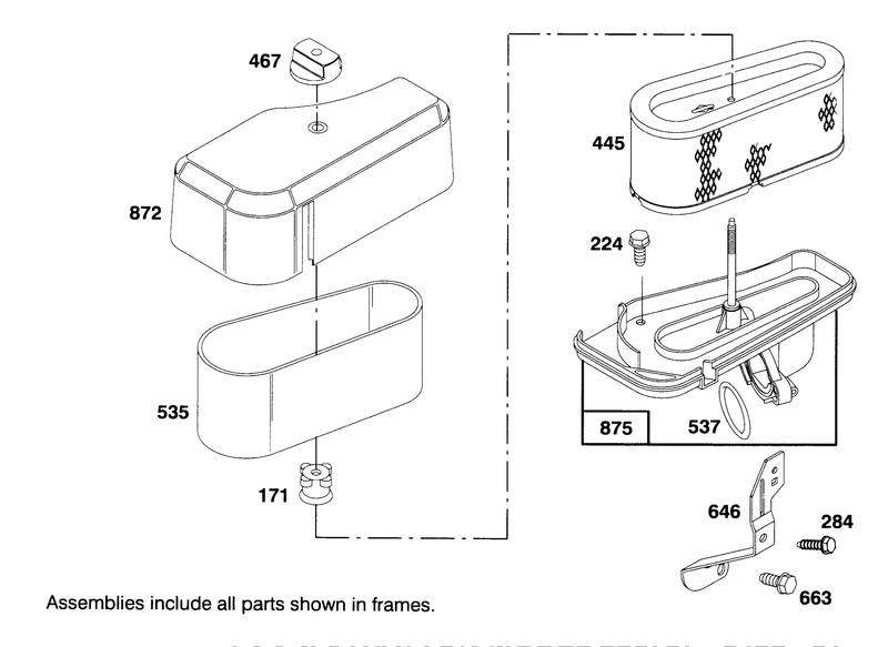 Engine Briggs and Stratton Model 286707 0453 01
