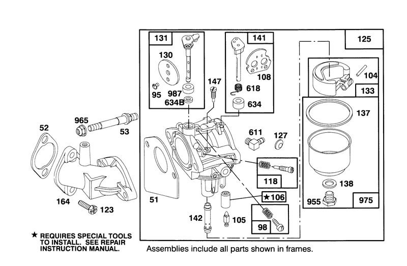 Engine Briggs and Stratton Model 286707 0453 01