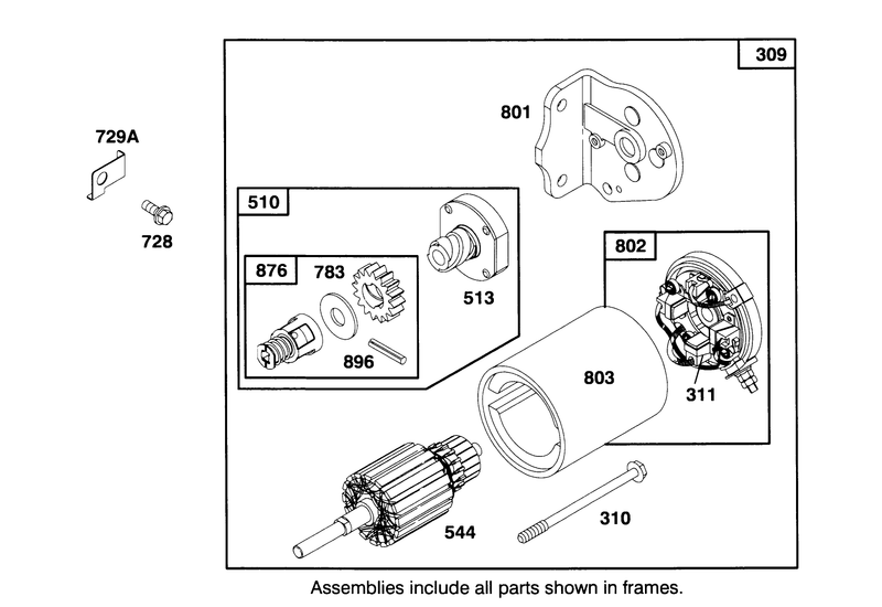 Engine Briggs and Stratton Model 286707 0453 01
