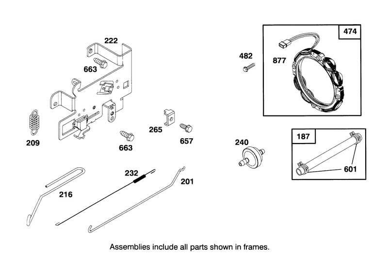 Engine Briggs and Stratton Model 286707 0453 01
