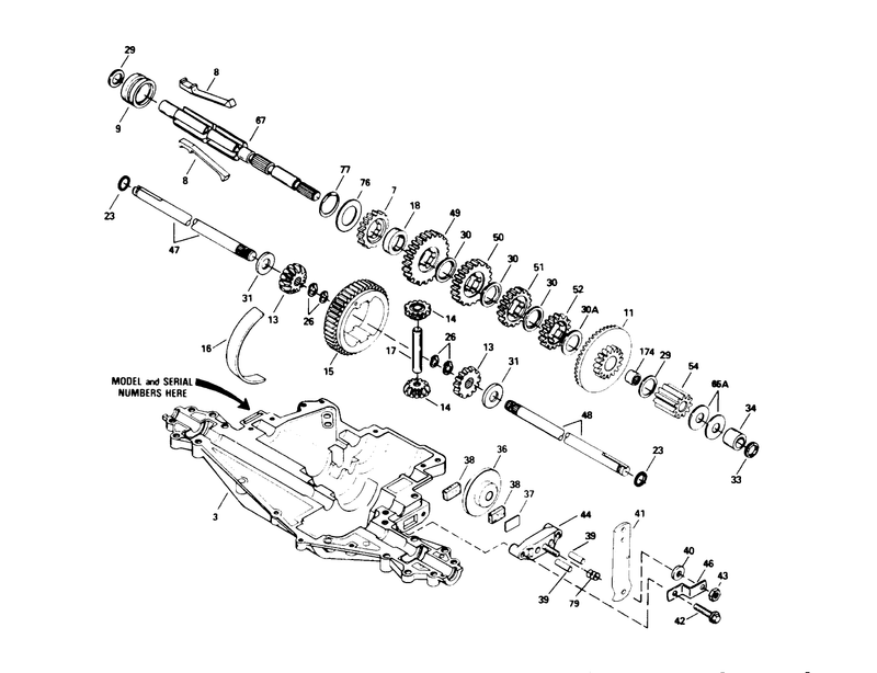 Peerless Transaxle Model No 915 020 cont