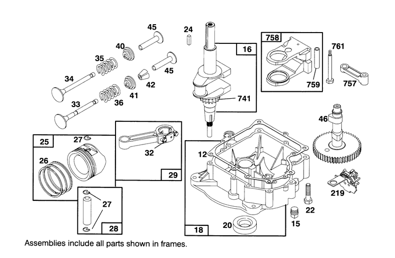 Engine Briggs and Stratton Model 286707 0453 01