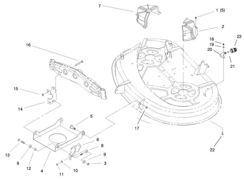 Suspension Assembly 38in Cutting Unit