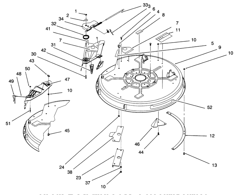 Deck Assembly 32in Cutting Unit
