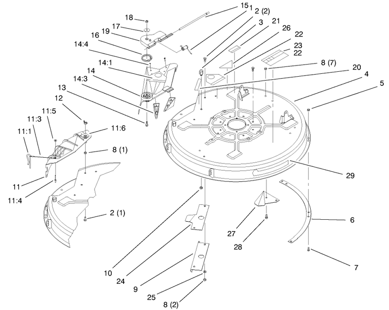 Deck Assembly 32in Cutting Unit