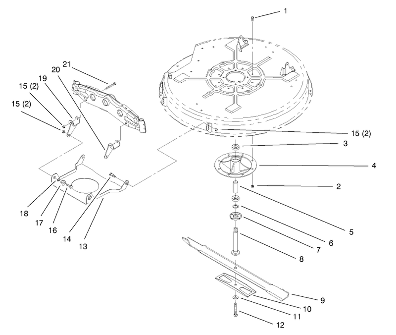 Spindle and Blade Assembly