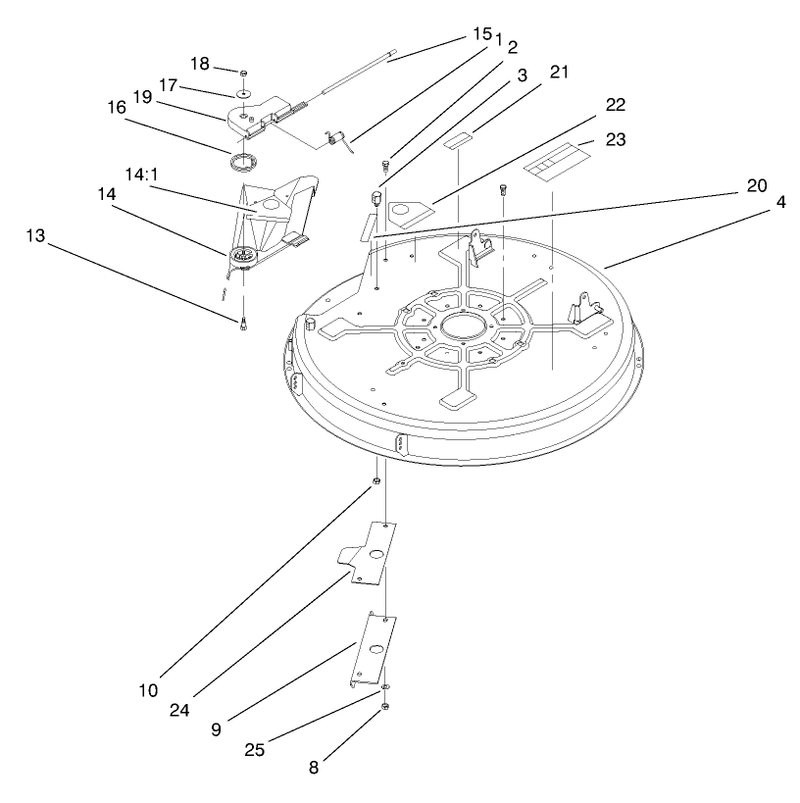 Deck Assembly 32in Cutting Unit