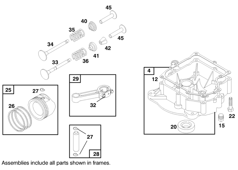 Engine Briggs and Stratton Model 284707 1148 E1