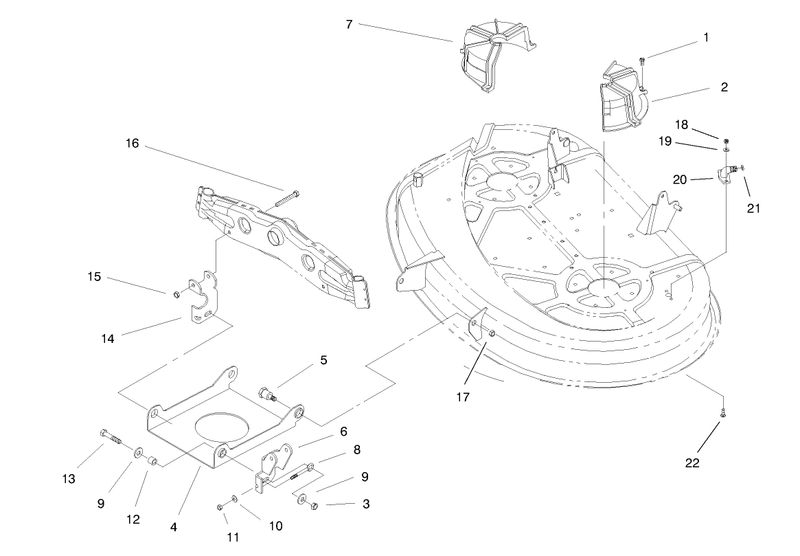 Suspension Assembly 38in Cutting Unit