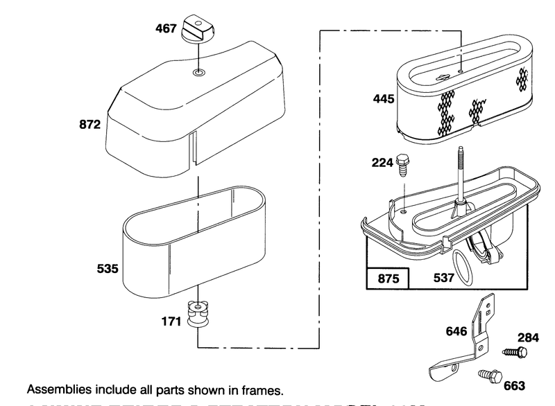 Engine Briggs and Stratton Model 28m707 0122 01