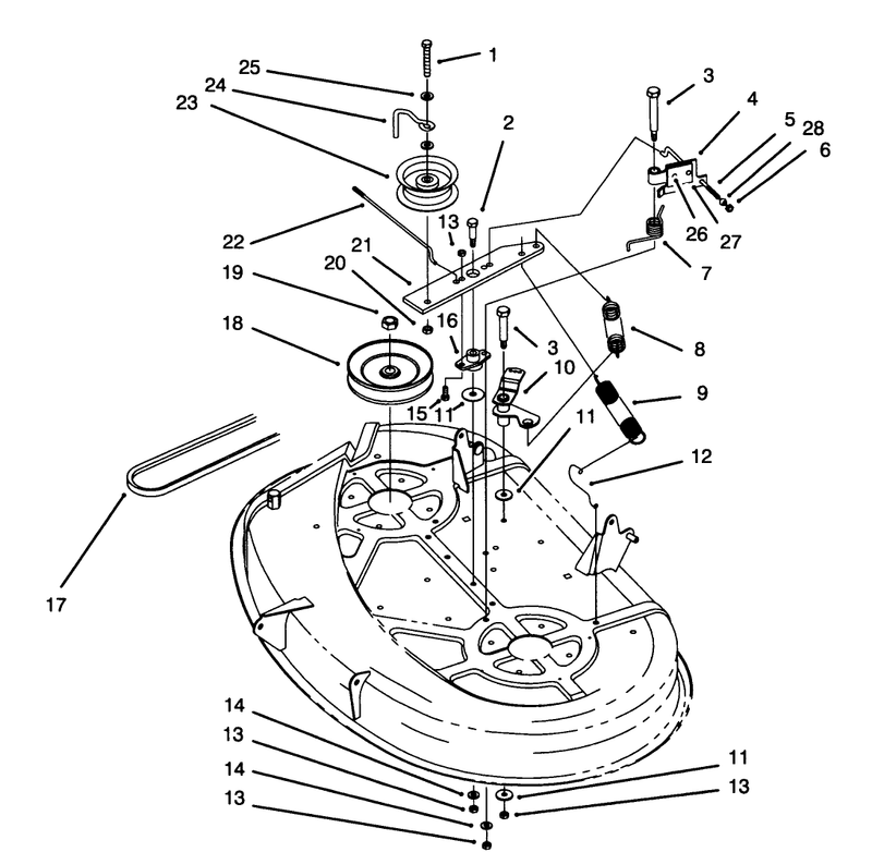 Brake Assembly 38in Cutting Unit