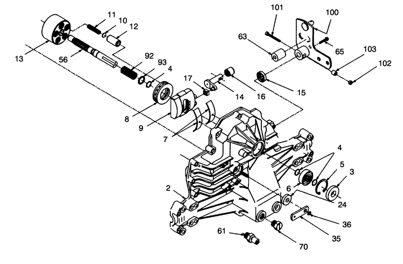 Hydrogear Transaxle Model 321 0500 continued