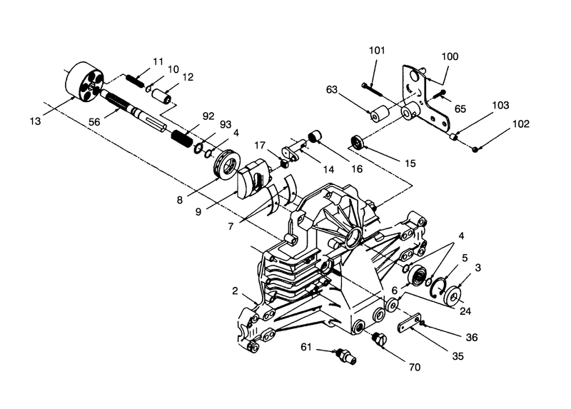 Hydrogear Transaxle Model No 321 0500 continued