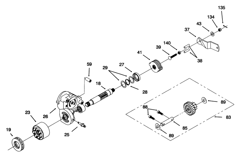 Hydro Transaxle Assembly continued