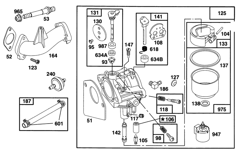 Engine Briggs and Stratton Model 28n777 0174 01