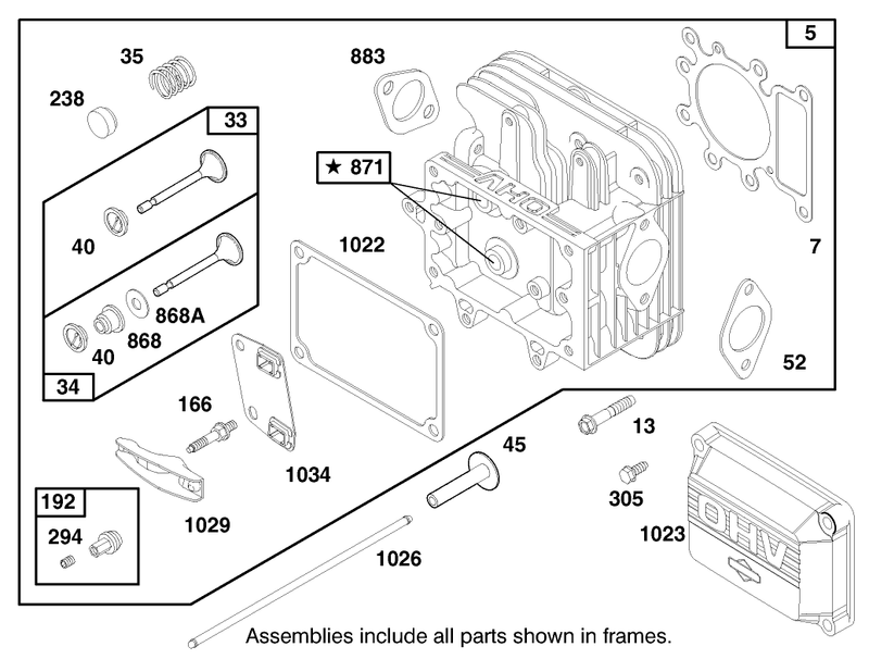 Engine Briggs and Stratton Model 28n707 0131 01
