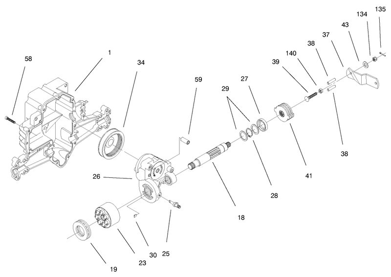 Hydro Transaxle Assembly continued