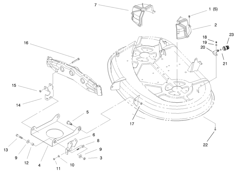 Suspension Assembly 38in Cutting Unit