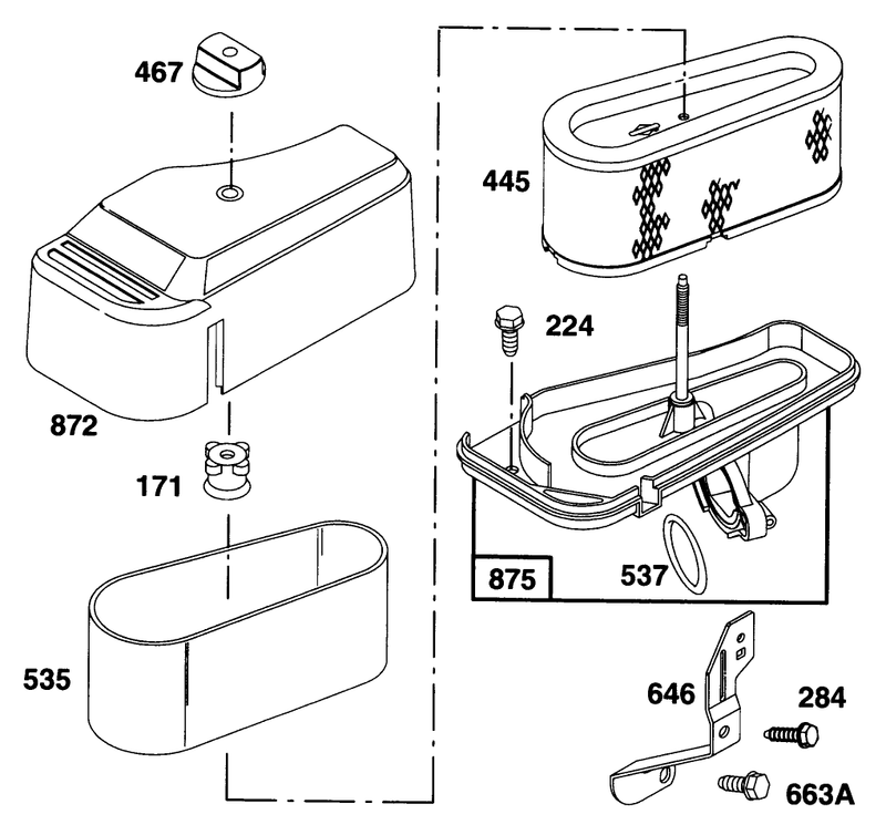 Engine Briggs and Stratton Model 28q777 0668 A1
