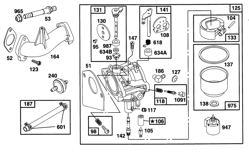 Engine Briggs and Stratton Model 28q777 0668 A1