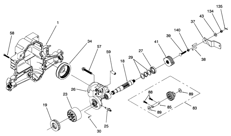 Hydro Transaxle Assembly continued