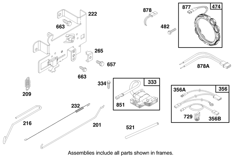 Engine Briggs and Stratton Model 28q777 0668 A1