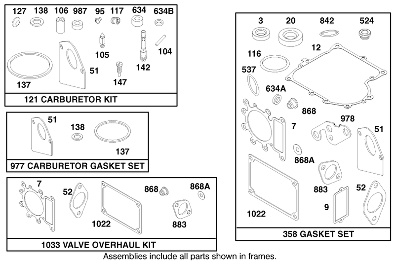 Engine Briggs and Stratton Model 28q777 0668 A1