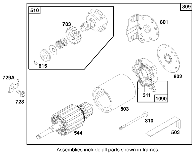 Engine Briggs and Stratton Model 28q777 0668 A1