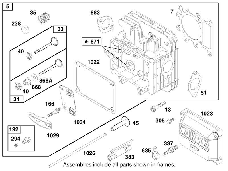 Engine Briggs and Stratton Model 28q777 0668 E1