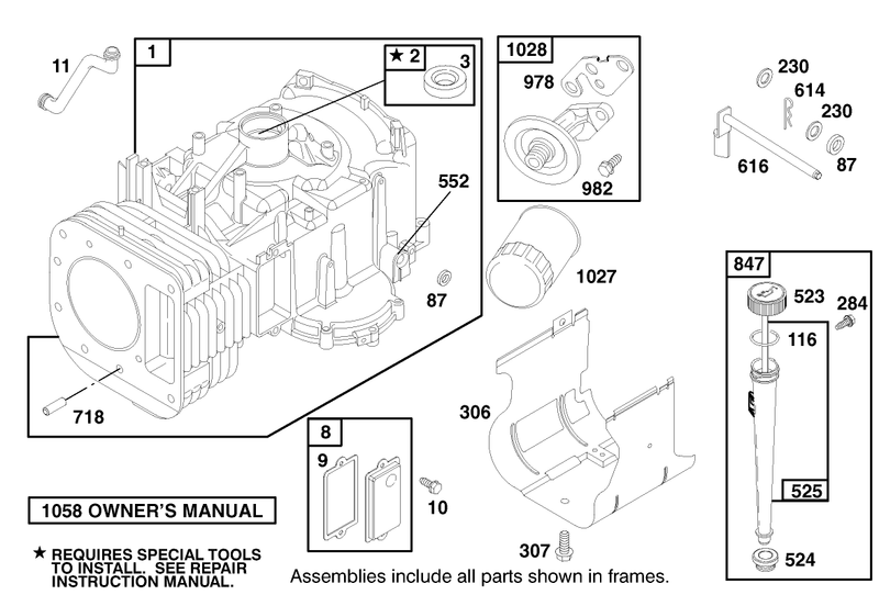 Engine Briggs and Stratton Model 28q777 0668 E1