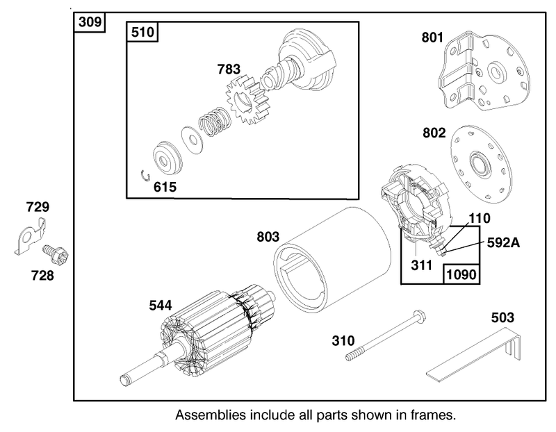 Engine Briggs and Stratton Model 28q777 0668 E1