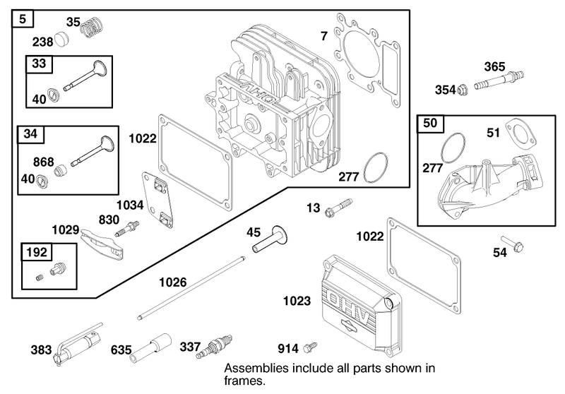 Engine Briggs and Stratton Model 312777 0128 E1