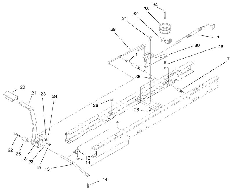 Traction and Brake Components Assembly