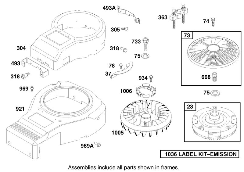 Engine Briggs and Stratton Model 312777 0128 E1