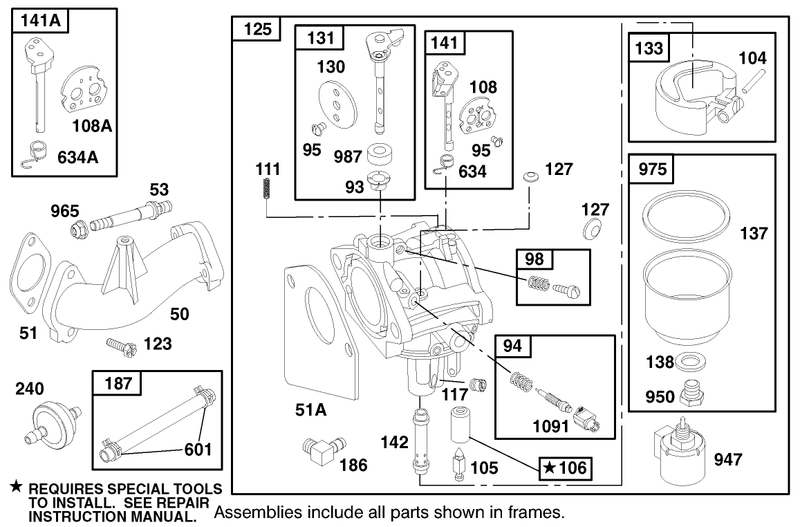 Engine Briggs and Stratton Model 28n777 1174 E1