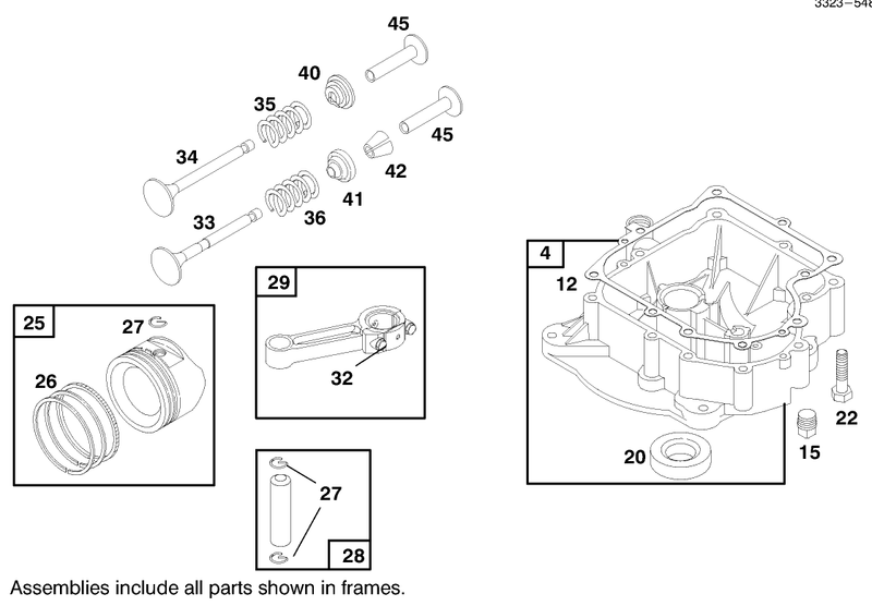 Engine Briggs and Stratton Model 284707 1148 E1