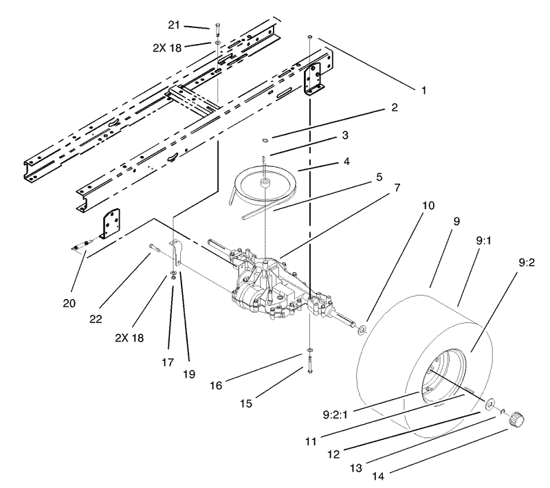 5 Speed Transaxle Assembly