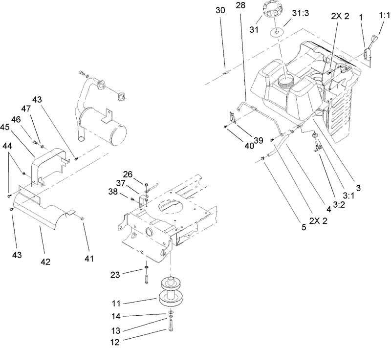 Engine System Component Assembly