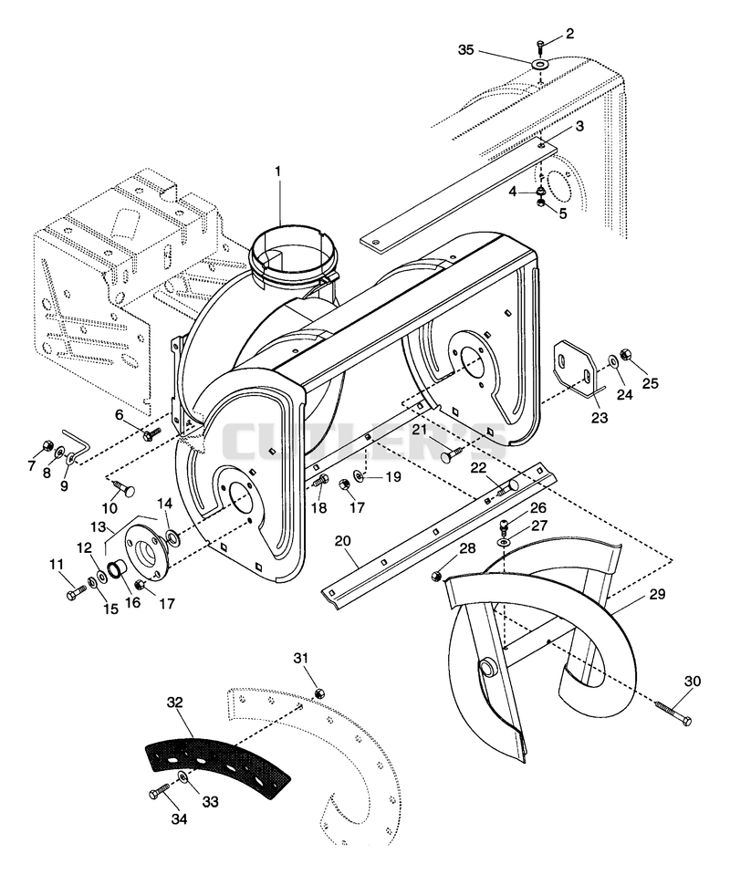 Auger/Impeller Housing
