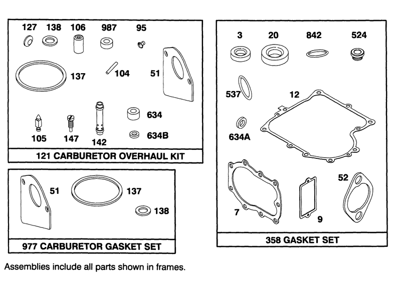 Engine Briggs and Stratton Model 283707 0156 01