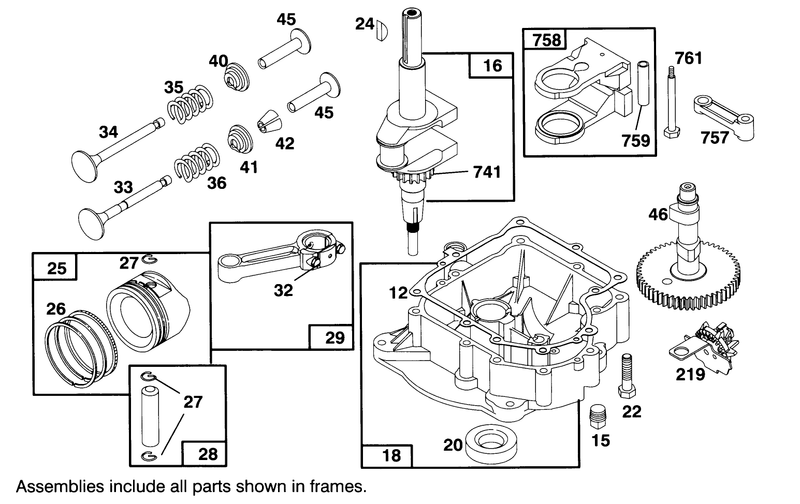 Engine Briggs and Stratton Model 283707 0156 01