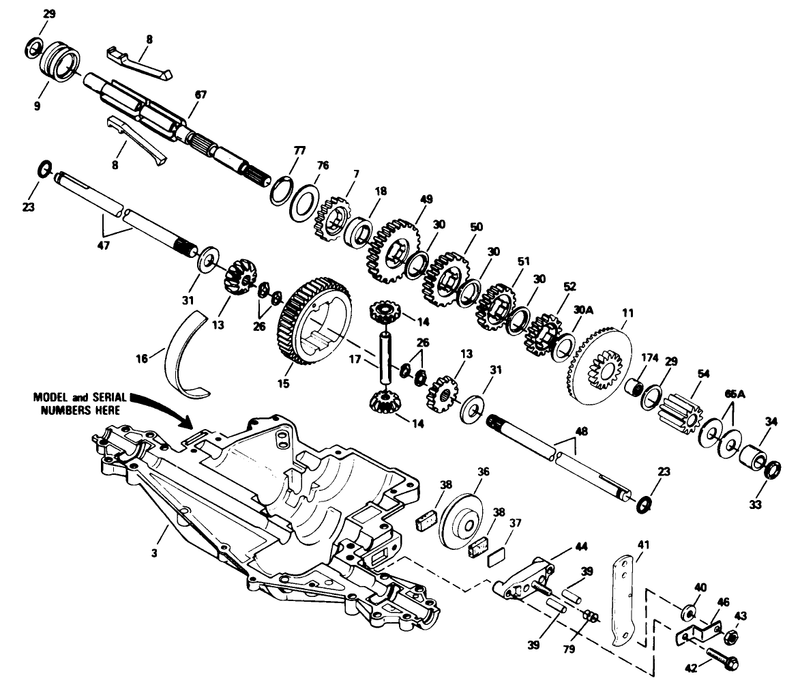 Peerless Transaxle Model No 915 020 cont